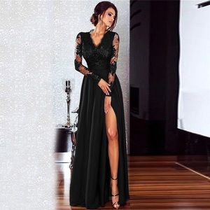 Women Lace Maxi Dress